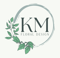 www.kmfloraldesign.co.uk Logo
